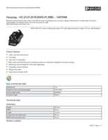 Datasheet for Phoenix Contact 1407646, EAN: 4046356777094