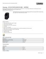 Datasheet for Phoenix Contact 1407643, EAN: 4046356777070