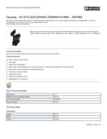 Datasheet for Phoenix Contact 1407664, EAN: 4046356777278