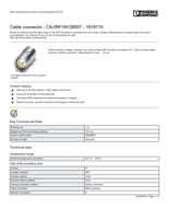 Datasheet for Phoenix Contact 1619715, EAN: 4046356822022 Datasheet for Phoenix Contact 1619715, EAN: 4046356822022