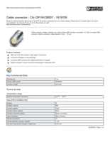 Datasheet for Phoenix Contact 1619709, EAN: 4046356822060 Datasheet for Phoenix Contact 1619709, EAN: 4046356822060