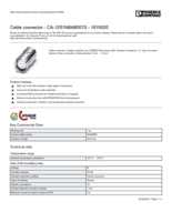 Datasheet for Phoenix Contact 1619520, EAN: 4046356823357 Datasheet for Phoenix Contact 1619520, EAN: 4046356823357