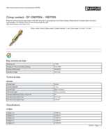 Datasheet for Phoenix Contact 1607355, EAN: 4046356174831