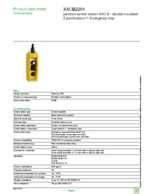Datasheet for Schneider Electric XACB2291, EAN: 3389110367225
